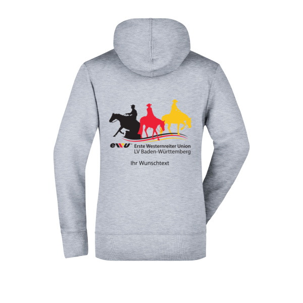 Rückendruck - Ladies' Hooded Sweat Miniaturansicht