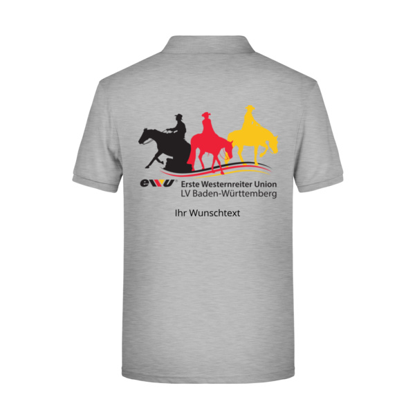 Rückendruck - Men's Basic Polo Miniaturansicht